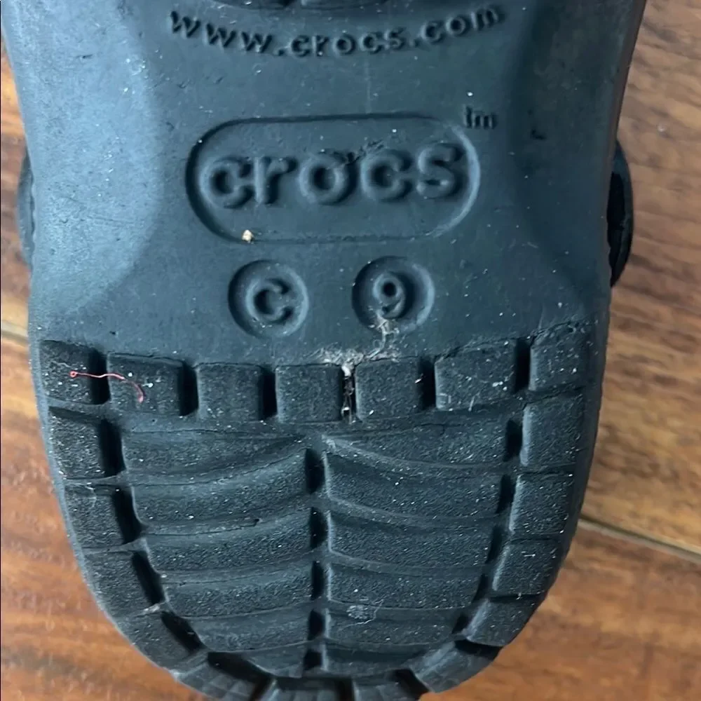 Crocs Kids Black Clogs